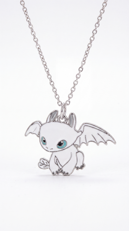 Toothless and Light Fury Necklace