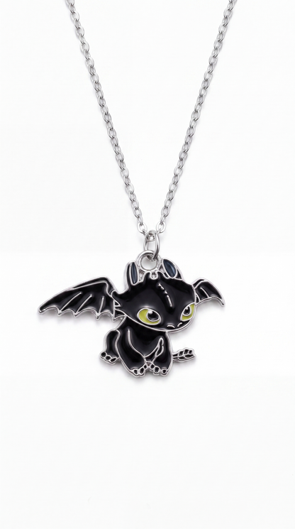 Toothless and Light Fury Necklace